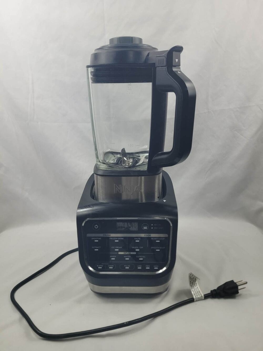 Ninja Foodi Heat-iQ Blender HB150 64oz Heated Blender Black